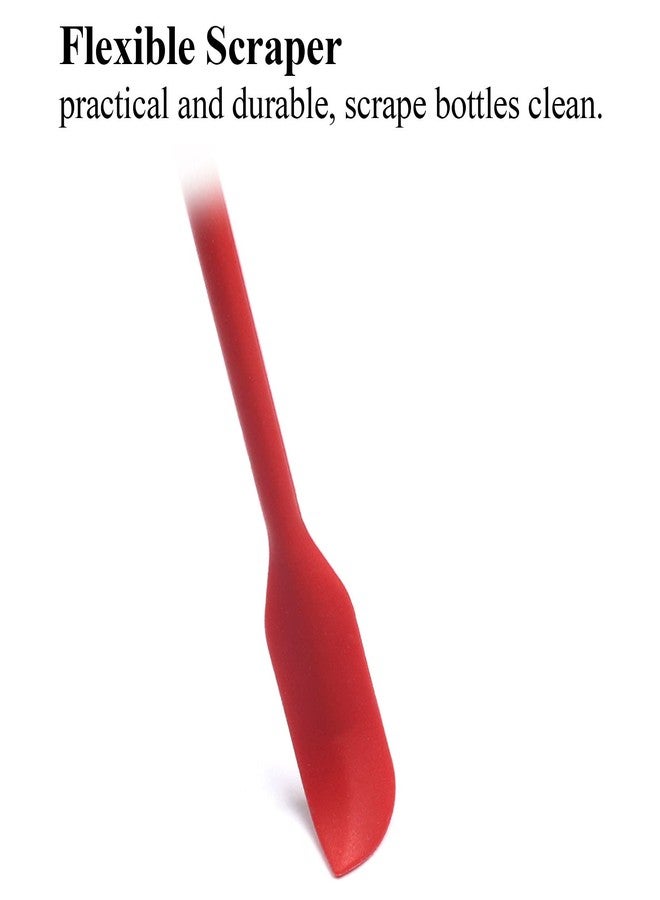 HAGBOU Beauty Spatula 4 PCS Makeup Spatula Mini Silicone for Cosmetics & Kitchen - 3 Sizes - Image 3